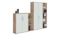 Aktenschrank TABOR 4 in Eiche Sonoma / weiß matt,...