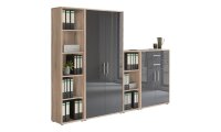 Aktenschrank TABOR 22 in Eiche Sonoma / anthrazit...