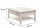 Couchtisch KOPENHAGEN in weiß, Landhausstil, 2 Schubkästen, 102 cm breit