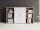 Aktenschrank Highboard OFFICE LINE in Eiche Sonoma / weiß, (BxHxT) 184x114x35 cm