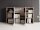 Aktenschrank Highboard OFFICE LINE in Eiche Sonoma / weiß, (BxHxT) 184x114x35 cm