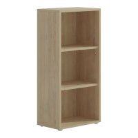 Aktenschrank TABOR 13 in Eiche Sonoma / weiß matt, Schrankwand, Büroschrank, abschließbar, Metallgriffe