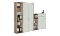 Aktenschrank TABOR 22 in Eiche Sonoma / weiß matt,...
