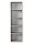 Standregal CLICK 5er in Betonoptik, werkzeuglose Montage, Click-System, (BxHxT) 53x178x32 cm