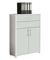 Aktenschrank TABOR in weiß  / weiß matt mit...