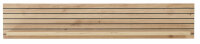 TV Sideboard KORE 2 weiß / Eiche, 2 Wandboards Eiche LED-Beleuchtung, Fernsehschrank 240, cm breit