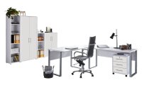 Büromöbel-Set TABOR PRO 4 in weiß /...