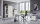 Büromöbel-Set TABOR PRO 4 in weiß / weiß matt, Arbeitszimmer Komplett-Set