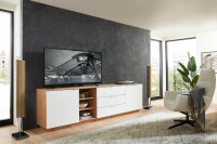 TV Sideboard KORE 2 weiß / Eiche,...