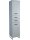 Badmöbel-Set Badezimmer TOURS 1 in grau / Sonoma, 4-tlg., Spiegelschrank inkl. LED-Beleuchtung, (BxHxT) 140x185x38 cm