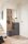 Kompaktgarderobe EASY in Artisan Eiche / anthrazit, (BxHxT) 88x195x35 cm