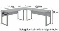 Büromöbel-Set TABOR PRO 3 Arbeitszimmer...