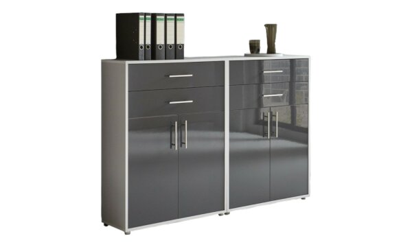 Aktenschrank TABOR 17 Büroschrank Metallgriffe