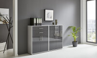Aktenschrank TABOR 17 Büroschrank Metallgriffe