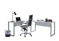 Winkelschreibtisch TABOR wechselseitige Montage, 205x177 cm