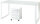 Schreibtisch inkl. Rollcontainer MONTERREY, Glasfront, Glasauflage, 160 cm breit