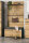 Garderoben-Set LAUSANNE 3, 2-tlg., Garderobenpaneel + Sitzbank