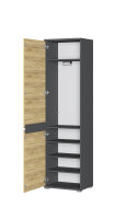 Garderobenschrank LAUSANNE, (BxHxT) 54x200x40 cm