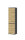 Garderobenschrank LAUSANNE, (BxHxT) 54x200x40 cm