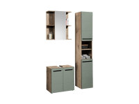 Badmöbel-Set Badezimmer VALENCIA 2, 3-tlg. mit Spiegelschrank