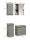 Badmöbel-Set Badezimmer VALENCIA 3, 4-tlg. mit Spiegelschrank