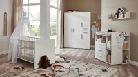 Babyzimmer Komplettset ALIYA 6 in weiß, 6-tlg.