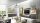 Wohnwand Anbauwand LIMOGES in Artisan Eiche Nb. / anthrazit, inkl. LED-Beleuchtung