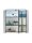 Badezimmer Spiegelschrank 80 cm Badmöbel VENEZIA Weiß matt