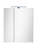 Badezimmer Spiegelschrank 60 cm Badmöbel VENEZIA Weiß matt