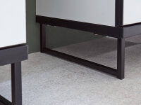 Badezimmer Highboard Badmöbel VENEZIA Weiß matt