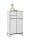 Badezimmer Highboard Badmöbel VENEZIA Weiß matt