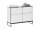 Badezimmer Waschbeckenunterschrank 80 cm Badmöbel VENEZIA Weiß matt