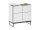 Badezimmer Waschbeckenunterschrank 60 cm Badmöbel VENEZIA Weiß matt