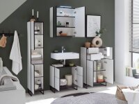 Badezimmer Badmöbel-Set VENEZIA weiß matt...