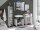 Badezimmer Badmöbel-Set VENEZIA weiß matt Hochschrank Spiegelschrank WBU Highboard Set 1