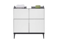 Badezimmer Badmöbel-Set VENEZIA weiß matt Spiegelschrank WBU Set 4