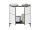 Badezimmer Badmöbel-Set VENEZIA weiß matt Spiegelschrank WBU Set 4