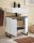 Badezimmer Badmöbel -Set Weiß matt ASPEN 60 cm Spiegelschrank Wbu Set 4