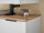 Badezimmer Badmöbel -Set Weiß matt ASPEN 60 cm Spiegelschrank Wbu Set 4