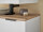 Badezimmer Badmöbel -Set Weiß matt ASPEN 80 cm Hochschrank Spiegelschrank Wbu Highboard Set 1