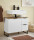 Badezimmer Badmöbel -Set Weiß matt ASPEN 80 cm Hochschrank Spiegelschrank Wbu Highboard Set 1