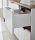 Badezimmer Badmöbel -Set Weiß matt ASPEN 80 cm Spiegelschrank Wbu Highboard Set 3
