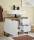 Badezimmer Badmöbel -Set Weiß matt ASPEN 80 cm Spiegelschrank Wbu Set 4