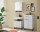 Badezimmer Badmöbel -Set ASPEN 60 cm Spiegelschrank Wbu Highboard Set 3