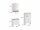 Badezimmer Badmöbel -Set ASPEN 60 cm Spiegelschrank Wbu Highboard Set 3