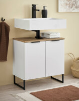 Badezimmer Badmöbel -Set ASPEN 60 cm Spiegelschrank Wbu Set 4
