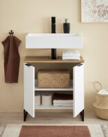 Badezimmer Badmöbel -Set ASPEN 60 cm Spiegelschrank Wbu Set 4