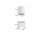Badezimmer Badmöbel -Set ASPEN 60 cm Spiegelschrank Wbu Set 4