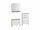 Badezimmer Badmöbel -Set ASPEN 80 cm Spiegelschrank Wbu Highboard Set 3