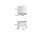 Badezimmer Badmöbel -Set ASPEN 80 cm Spiegelschrank Wbu Set 4